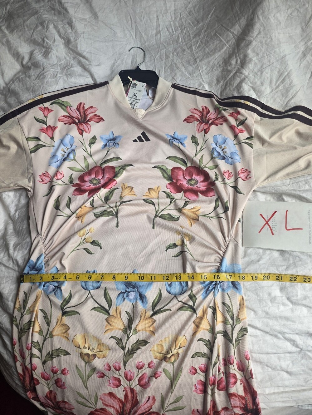 Adidas X Farm Rio Premium Floral Print Maxi Dress - Picture 7 of 15
